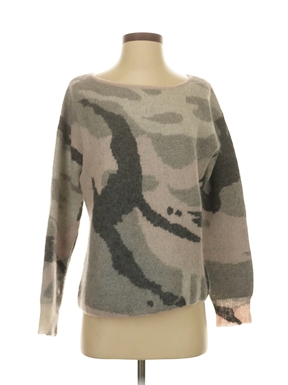 Rag & Bone Sinclair Camouflage Jacquard Sweater